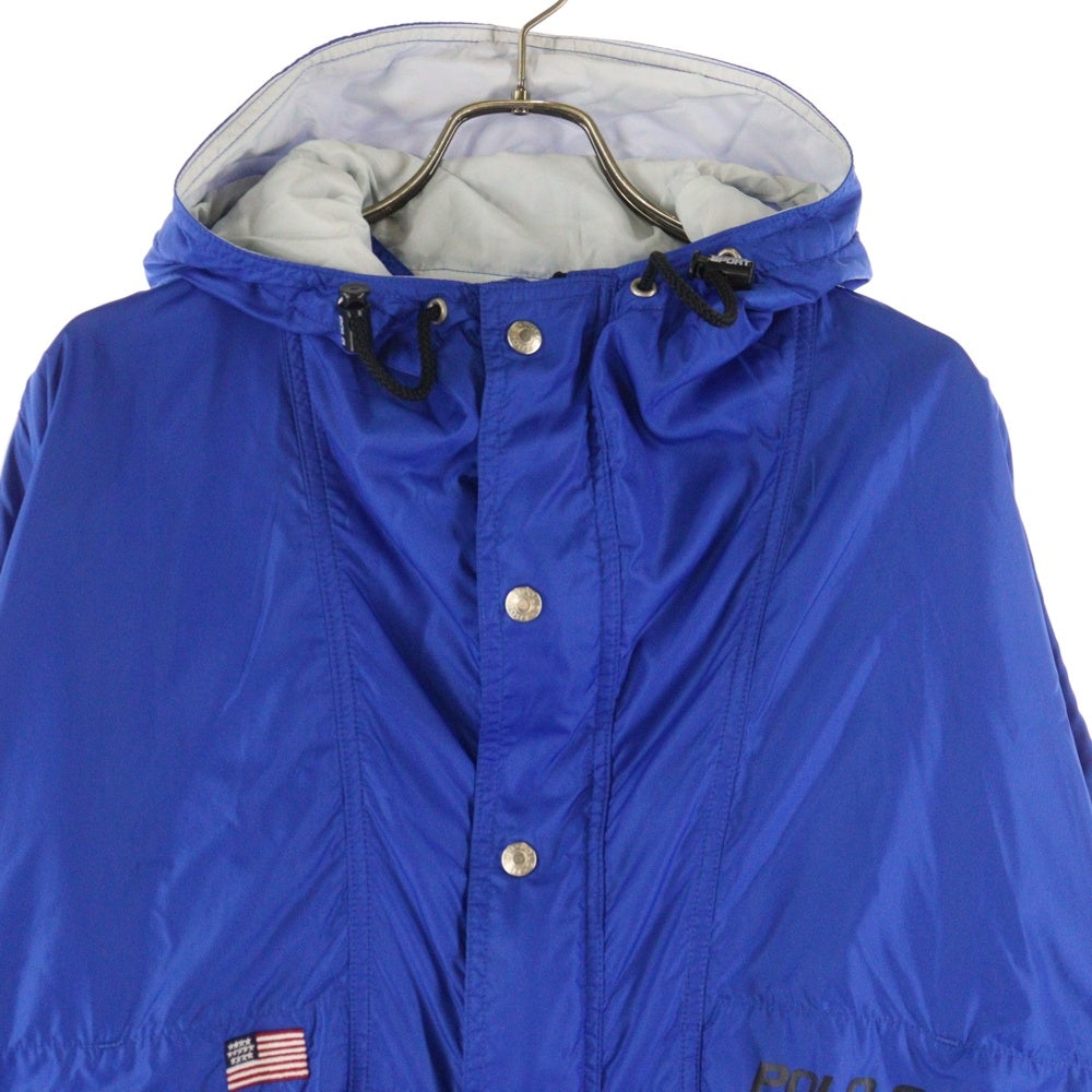 POLO SPORT RALPH LAUREN(ポロスポーツラルフローレン) Nylon Jacket ナイロンジャケット フーディー ブルー