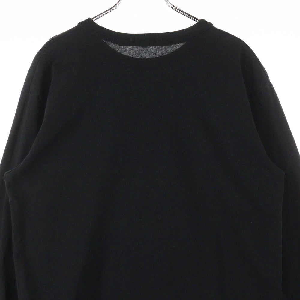 ALEXANDER WANG(アレキサンダーワン) Shrunken L/S Tee ロゴプリント長袖Tシャツ ロンT ブラック UCC2221526