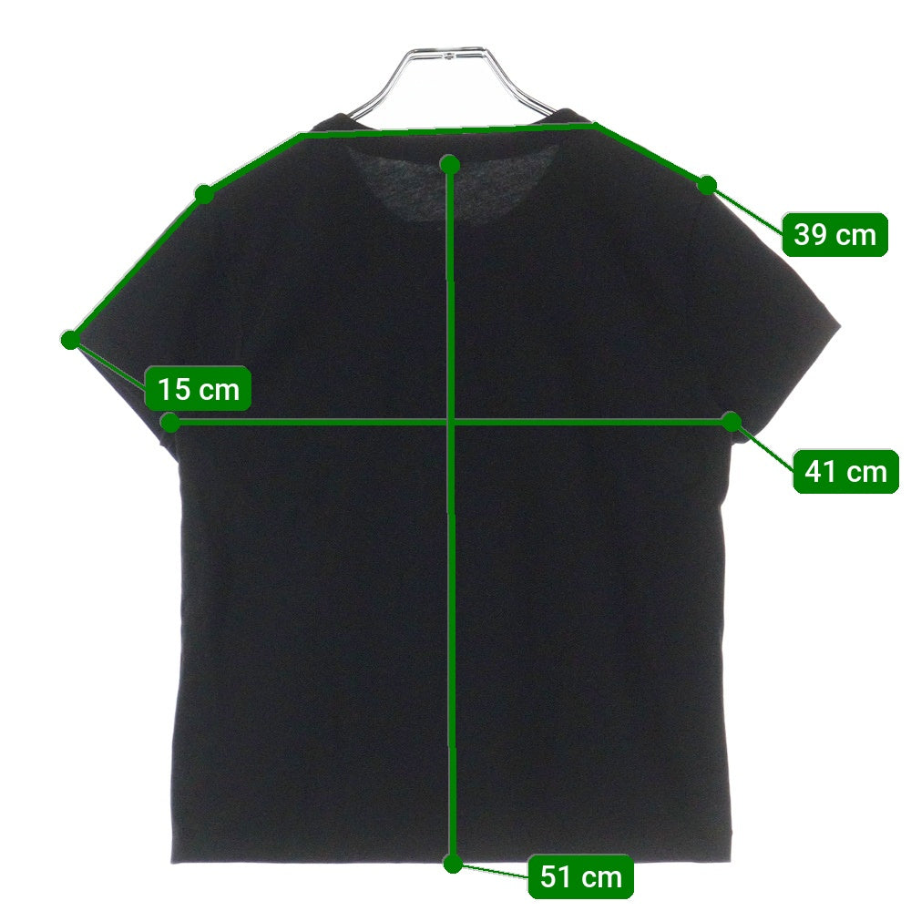 ALEXANDER WANG(アレキサンダーワン) Shrunken Tee ロゴプリント半袖Tシャツ ブラック 1CC2221634