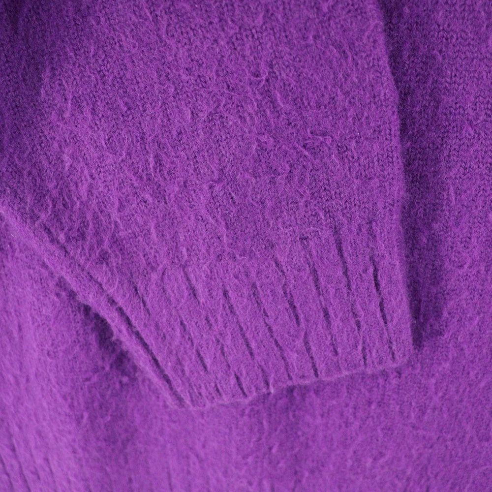 SUPREME(シュプリーム) 23AW Pilled Sweater ウールアクリルプルオーバーニット パープル