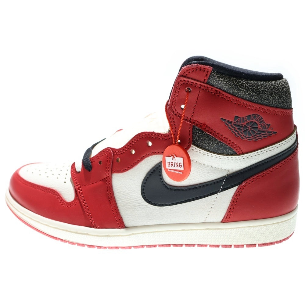NIKE(ナイキ) AIR JORDAN 1 HIGH OG LOST & FOUND CHICAGO エアジョーダン1 OG ロスト & ファウンド シカゴ ハイカットスニーカー レッド/ホワイト US11/29cm DZ5485-612