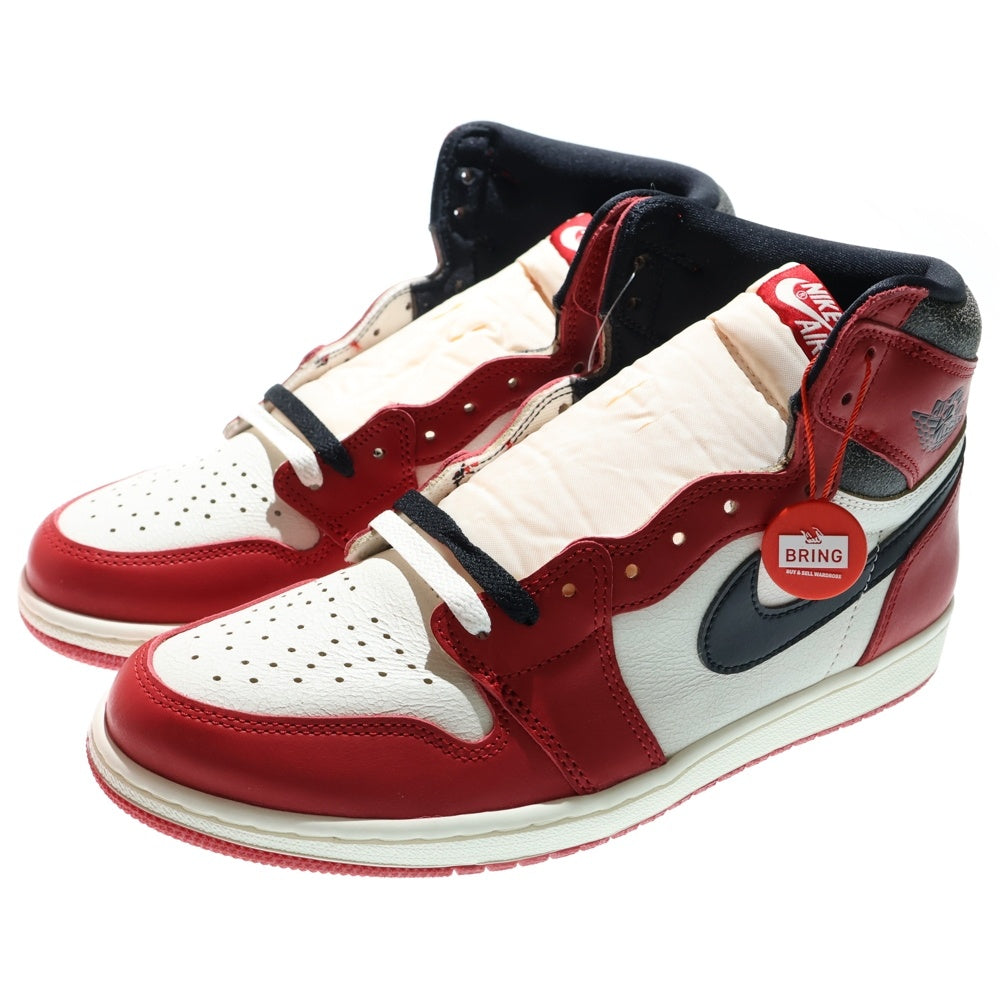NIKE(ナイキ) AIR JORDAN 1 HIGH OG LOST & FOUND CHICAGO エアジョーダン1 OG ロスト & ファウンド シカゴ ハイカットスニーカー レッド/ホワイト US11/29cm DZ5485-612