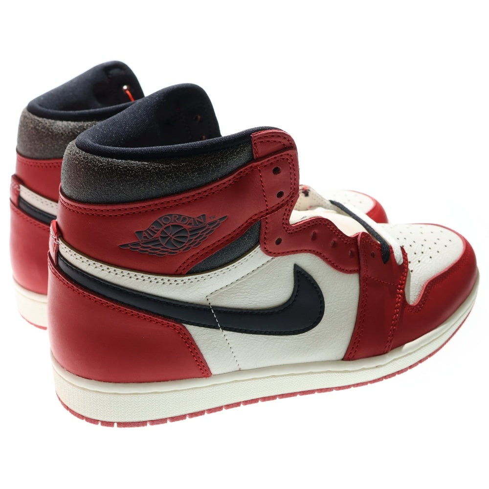 NIKE(ナイキ) AIR JORDAN 1 HIGH OG LOST & FOUND CHICAGO エアジョーダン1 OG ロスト & ファウンド シカゴ ハイカットスニーカー レッド/ホワイト US11/29cm DZ5485-612