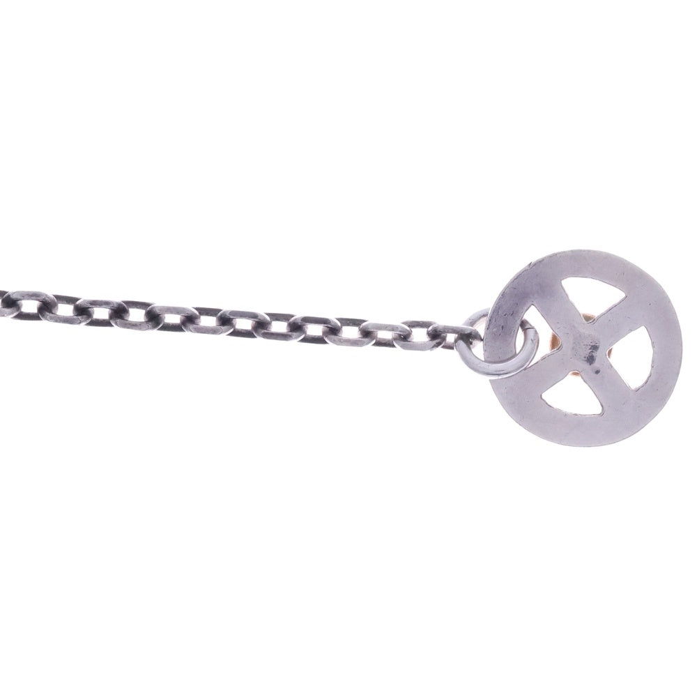 goro's(ゴローズ) メタル付きホイール細角チェーン ネックレスチェーン シルバー/ゴールド