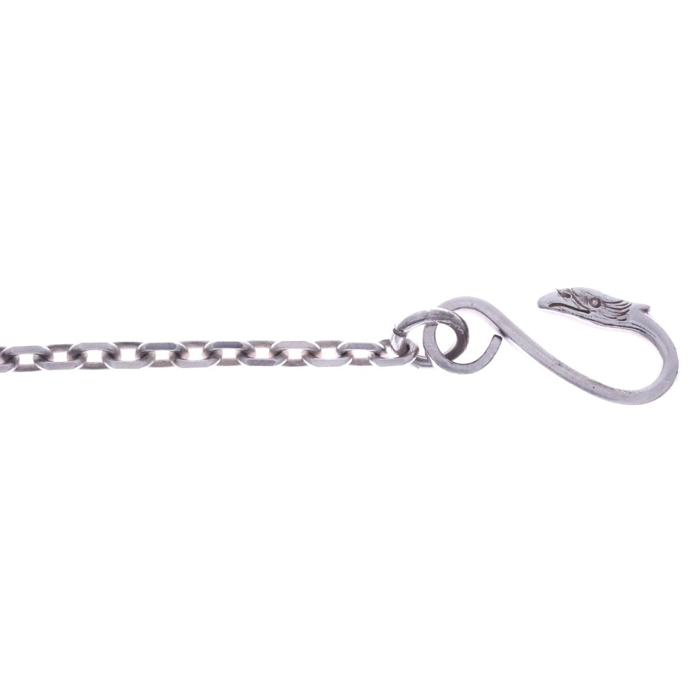 goro's(ゴローズ) メタル付きホイール細角チェーン ネックレスチェーン シルバー/ゴールド