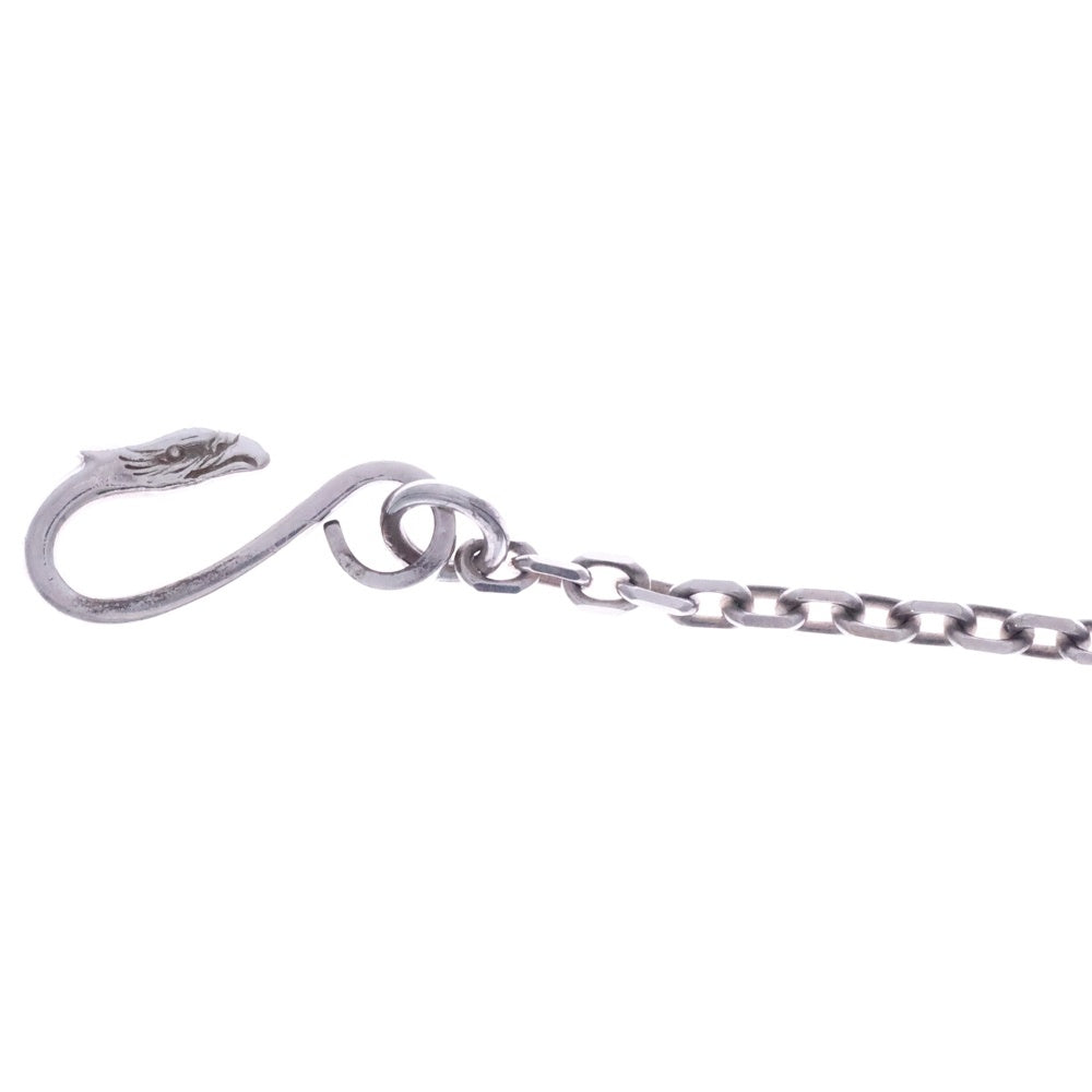 goro's(ゴローズ) メタル付きホイール細角チェーン ネックレスチェーン シルバー/ゴールド