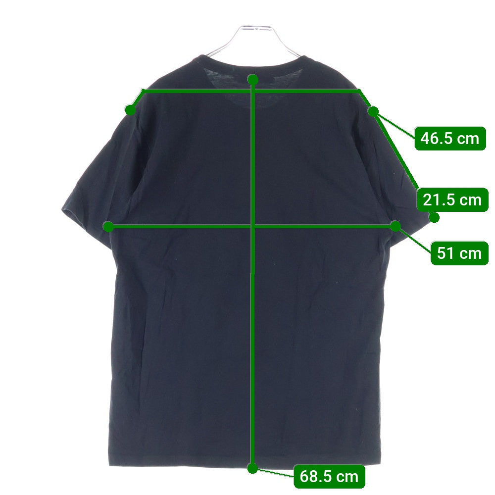 MAISON KITSUNE(メゾンキツネ) フロントロゴ 半袖Tシャツ カットソー ブラック AM00104KJ0008