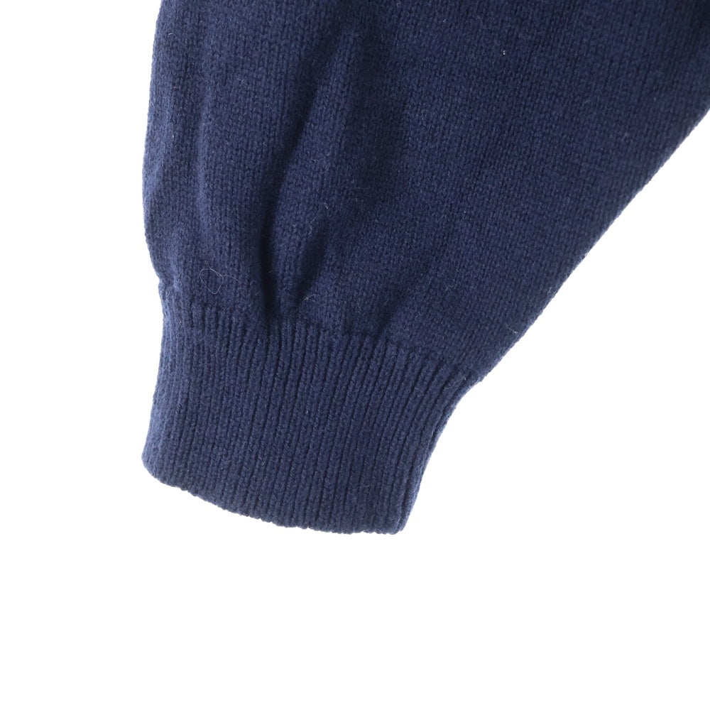 KENZO(ケンゾー) 22AW Tiger Varsity sweatshirt ニゴータイガーヴァーシティロゴニットセーター FC65PU3163BC ネイビー