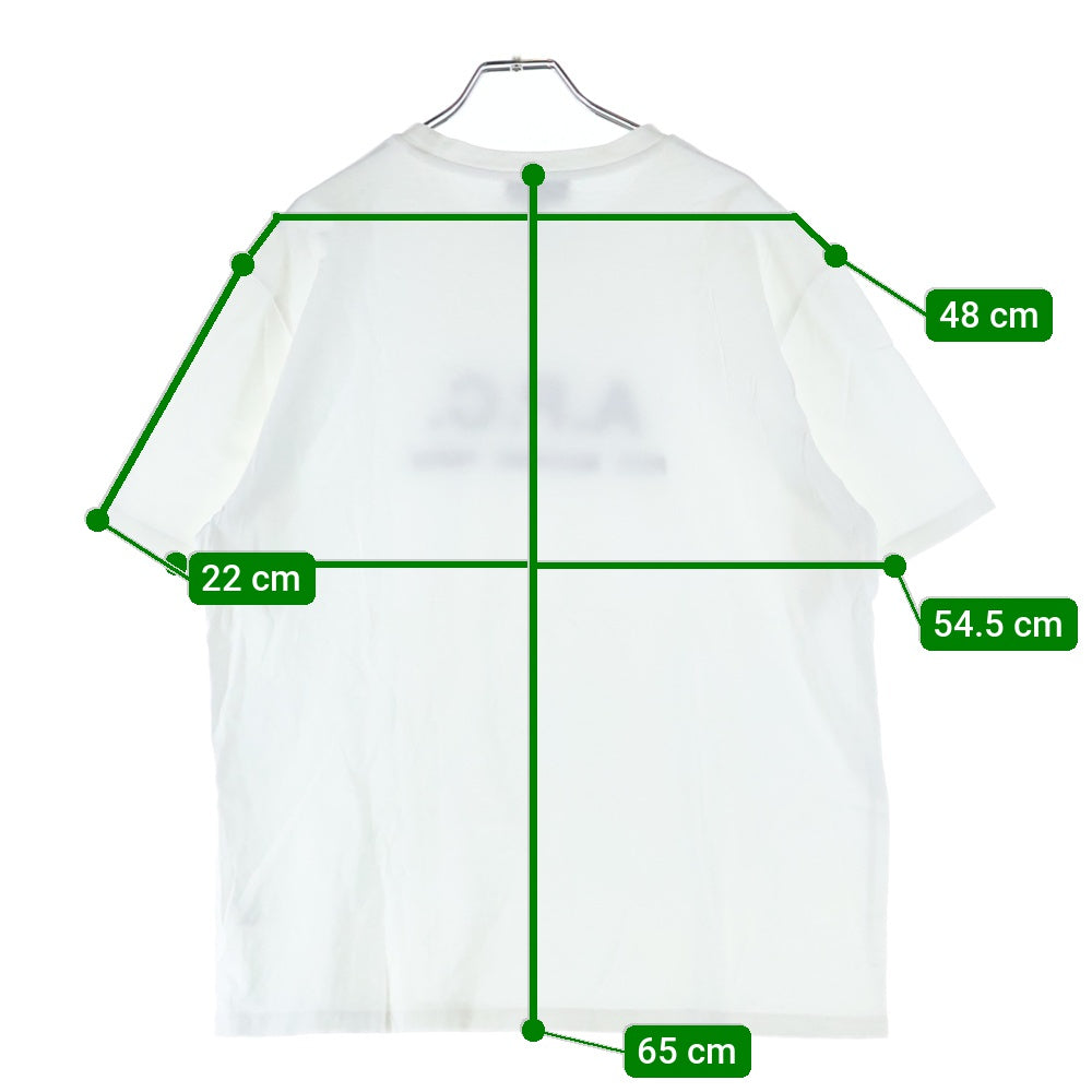 A.P.C(アーペーセー) フロントロゴ刺繍 半袖Tシャツ カットソー ホワイト 24236-1-98001