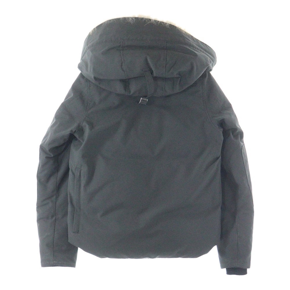 CANADA GOOSE(カナダグース) RUSSELL ラッセル ファーフーデッド ナイロン ダウンジャケット ブラック 2301JM