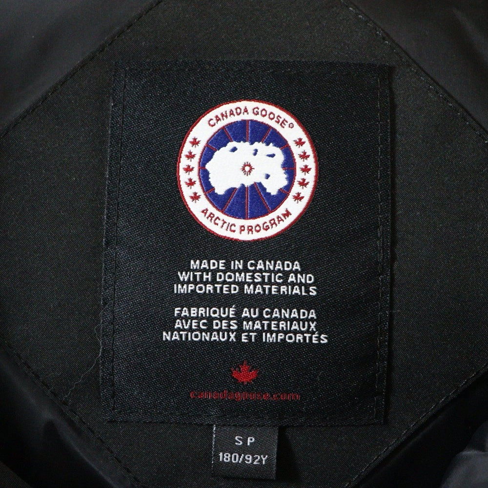 CANADA GOOSE(カナダグース) RUSSELL ラッセル ファーフーデッド ナイロン ダウンジャケット ブラック 2301JM