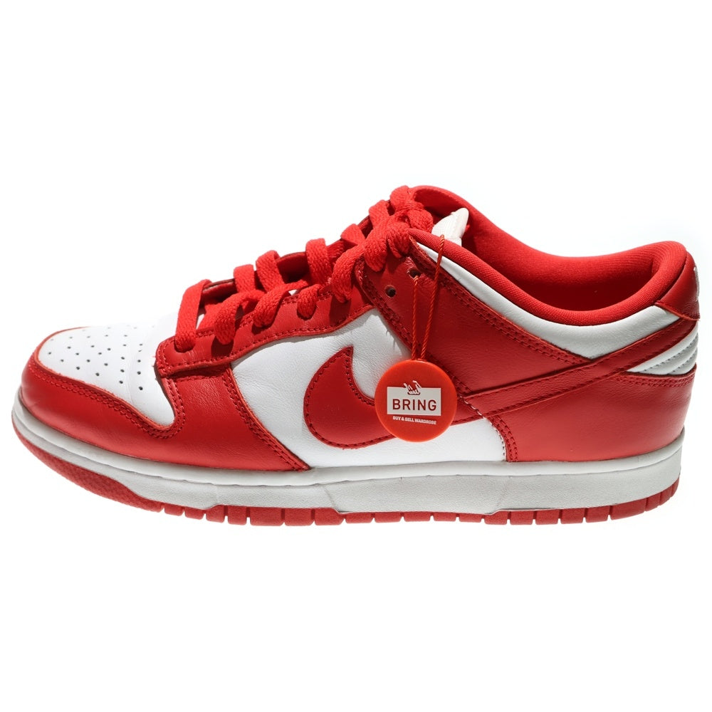 NIKE(ナイキ) DUNK LOW SP ST Johns White University Red ダンク セントジョーンズ ローカットスニーカー US8.5/26.5cm レッド/ホワイト CU1727-100