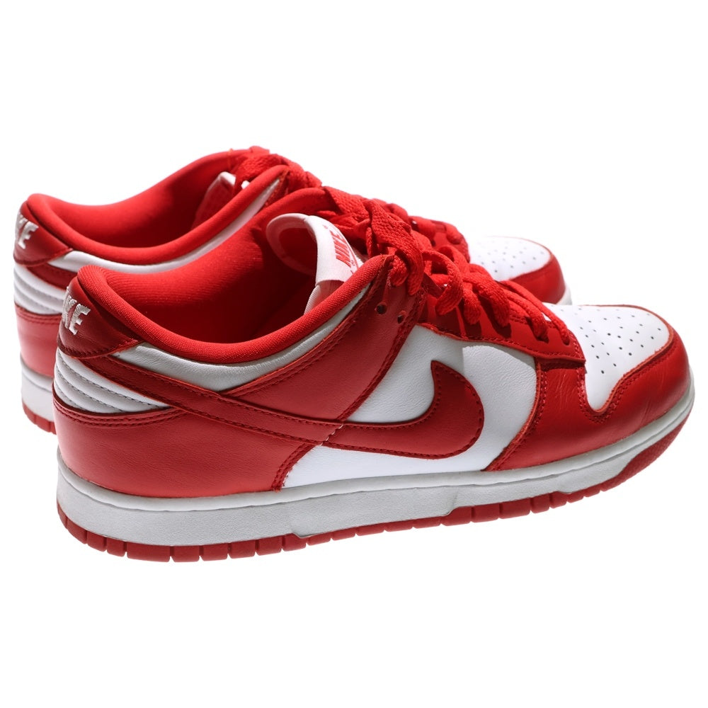 NIKE(ナイキ) DUNK LOW SP ST Johns White University Red ダンク セントジョーンズ ローカットスニーカー US8.5/26.5cm レッド/ホワイト CU1727-100