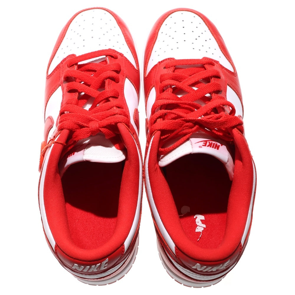 NIKE(ナイキ) DUNK LOW SP ST Johns White University Red ダンク セントジョーンズ ローカットスニーカー US8.5/26.5cm レッド/ホワイト CU1727-100