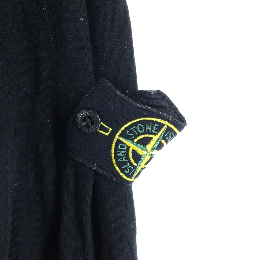 STONE ISLAND(ストーンアイランド) 23AW WAPPEN PATCH WOOL KNIT ワッペンパッチウールニット ブラック 7915510C4