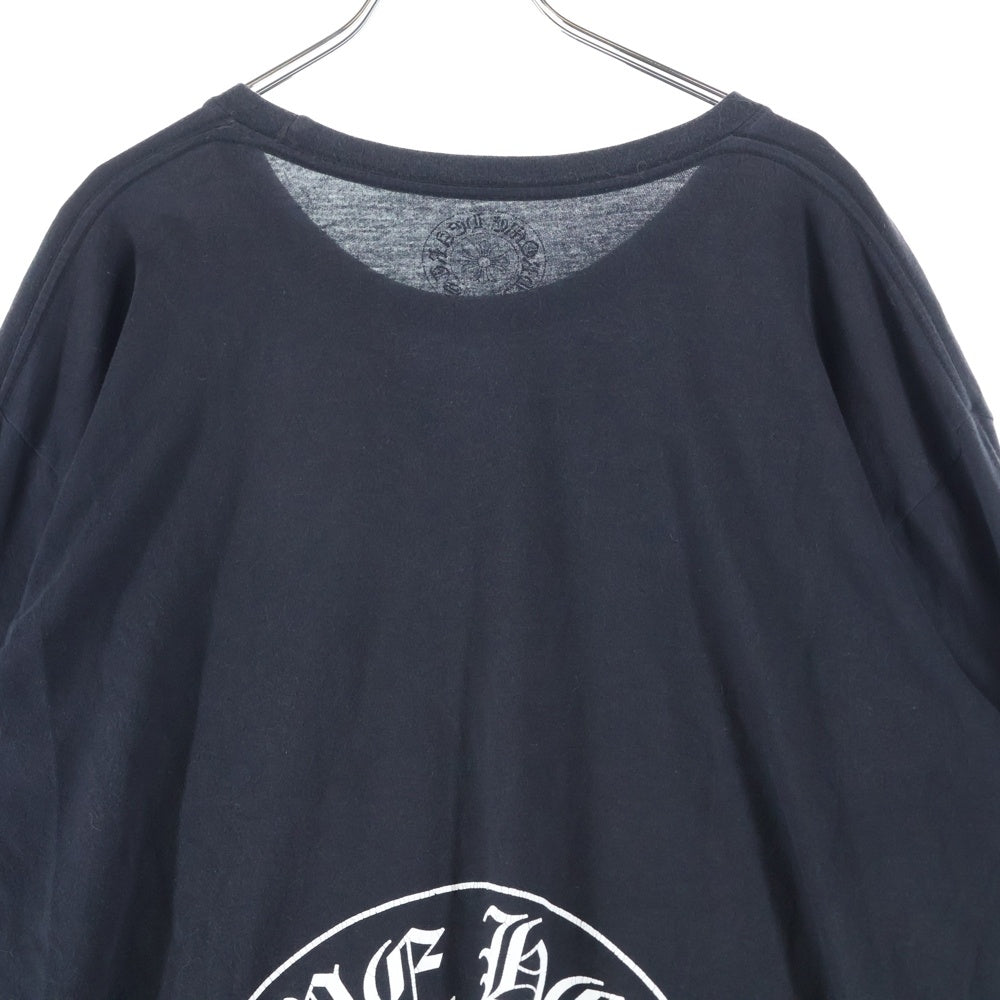 CHROME HEARTS(クロムハーツ) CH L/S T-SHIRT ホースシュープリント 長袖Tシャツ ロンT ブラック