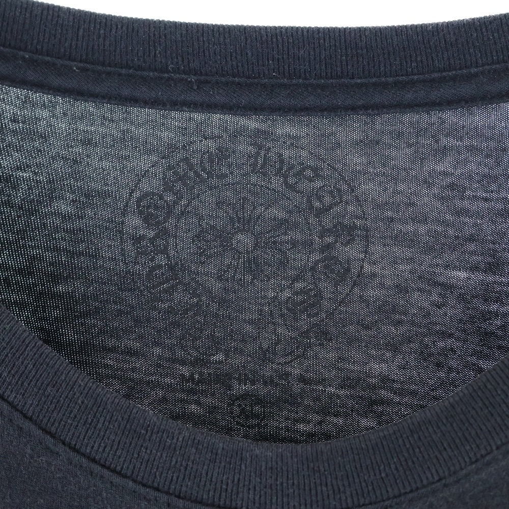 CHROME HEARTS(クロムハーツ) CH L/S T-SHIRT ホースシュープリント 長袖Tシャツ ロンT ブラック