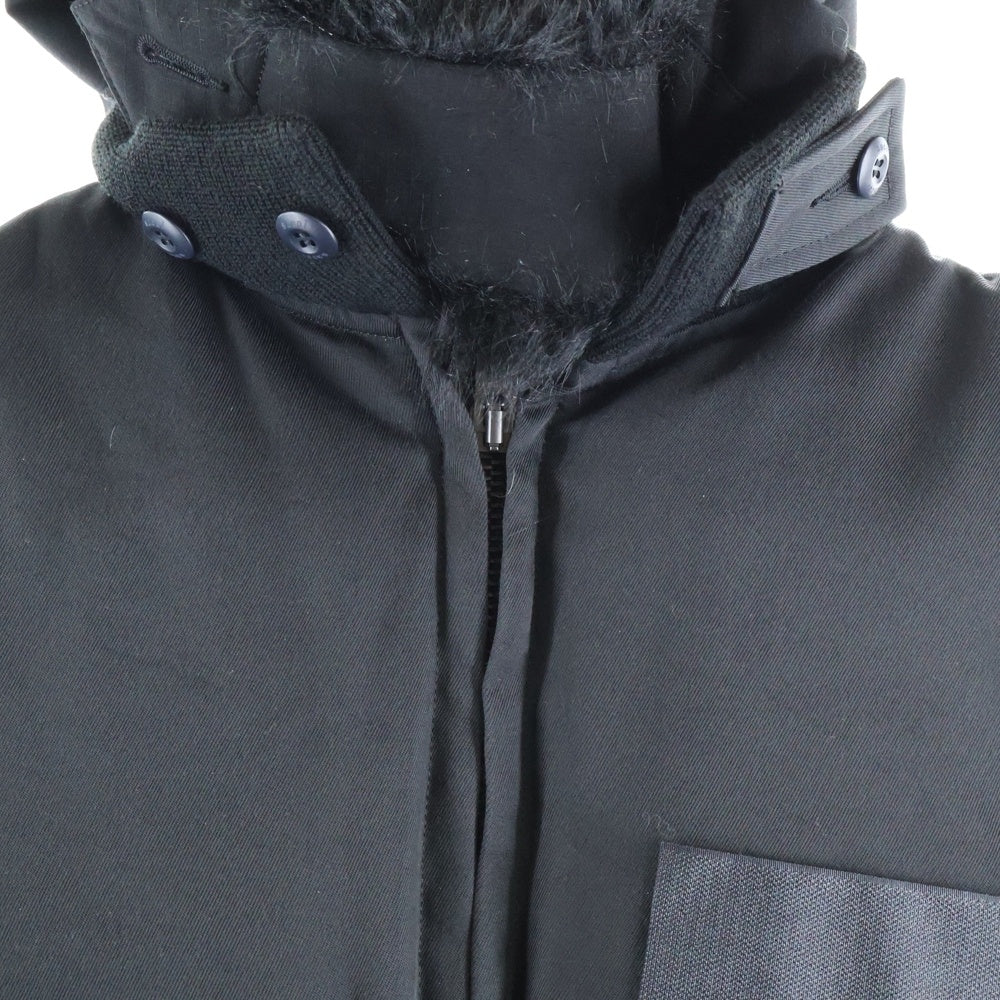 Sacai(サカイ) ×SPIEWAK Coat スピワック ダウン切替 ロングコート ブラック 24-03530M