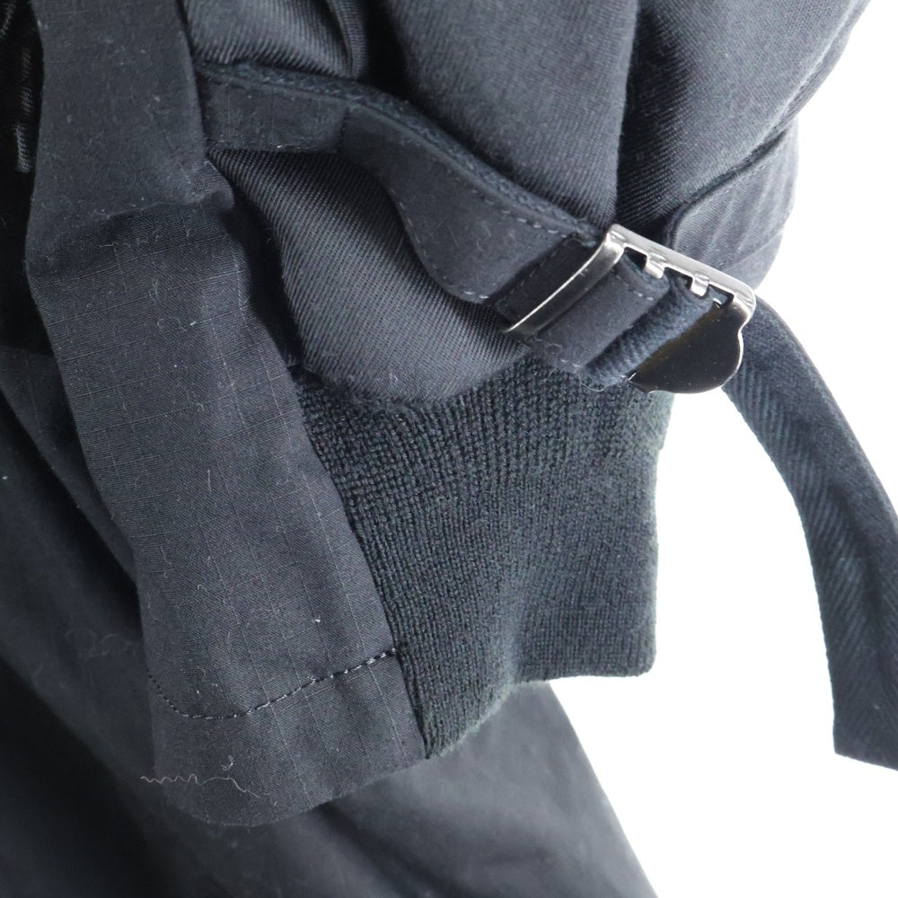 Sacai(サカイ) ×SPIEWAK Coat スピワック ダウン切替 ロングコート ブラック 24-03530M