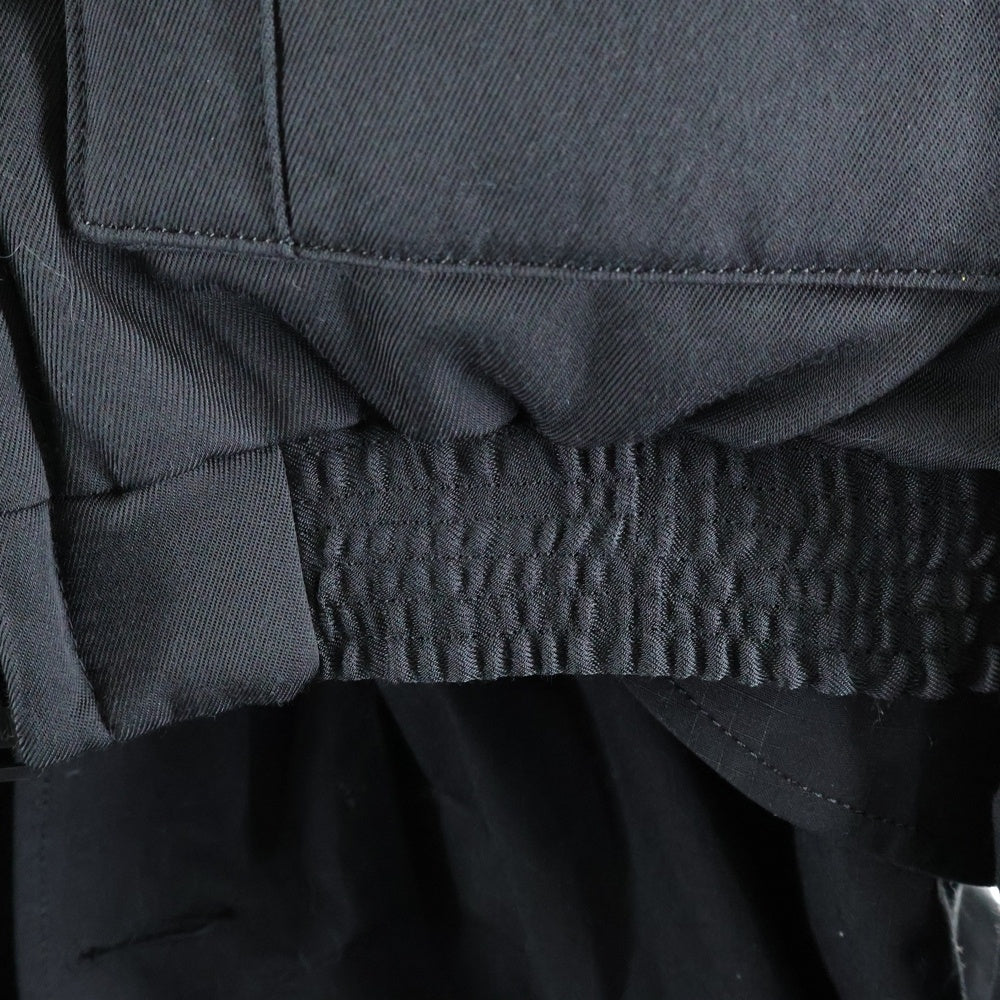 Sacai(サカイ) ×SPIEWAK Coat スピワック ダウン切替 ロングコート ブラック 24-03530M