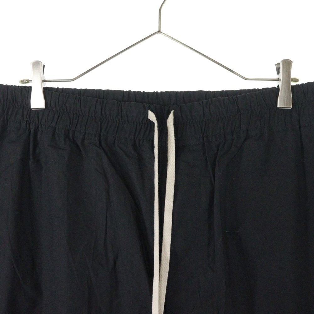 Rick Owens(リックオウエンス) 20SS Drawstring Poplin Astaires Cropped Pant ドローストリング クロップドパンツ ブラック RR20S7395-P