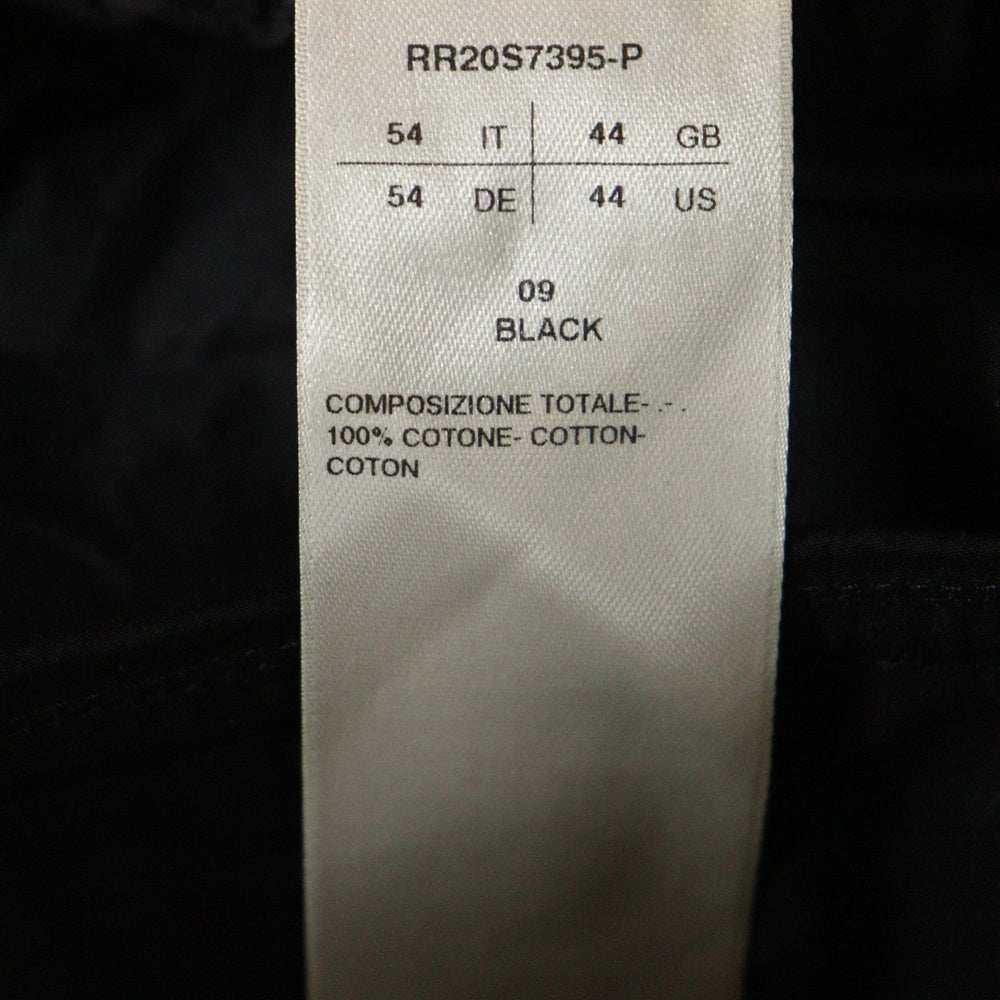 Rick Owens(リックオウエンス) 20SS Drawstring Poplin Astaires Cropped Pant ドローストリング クロップドパンツ ブラック RR20S7395-P