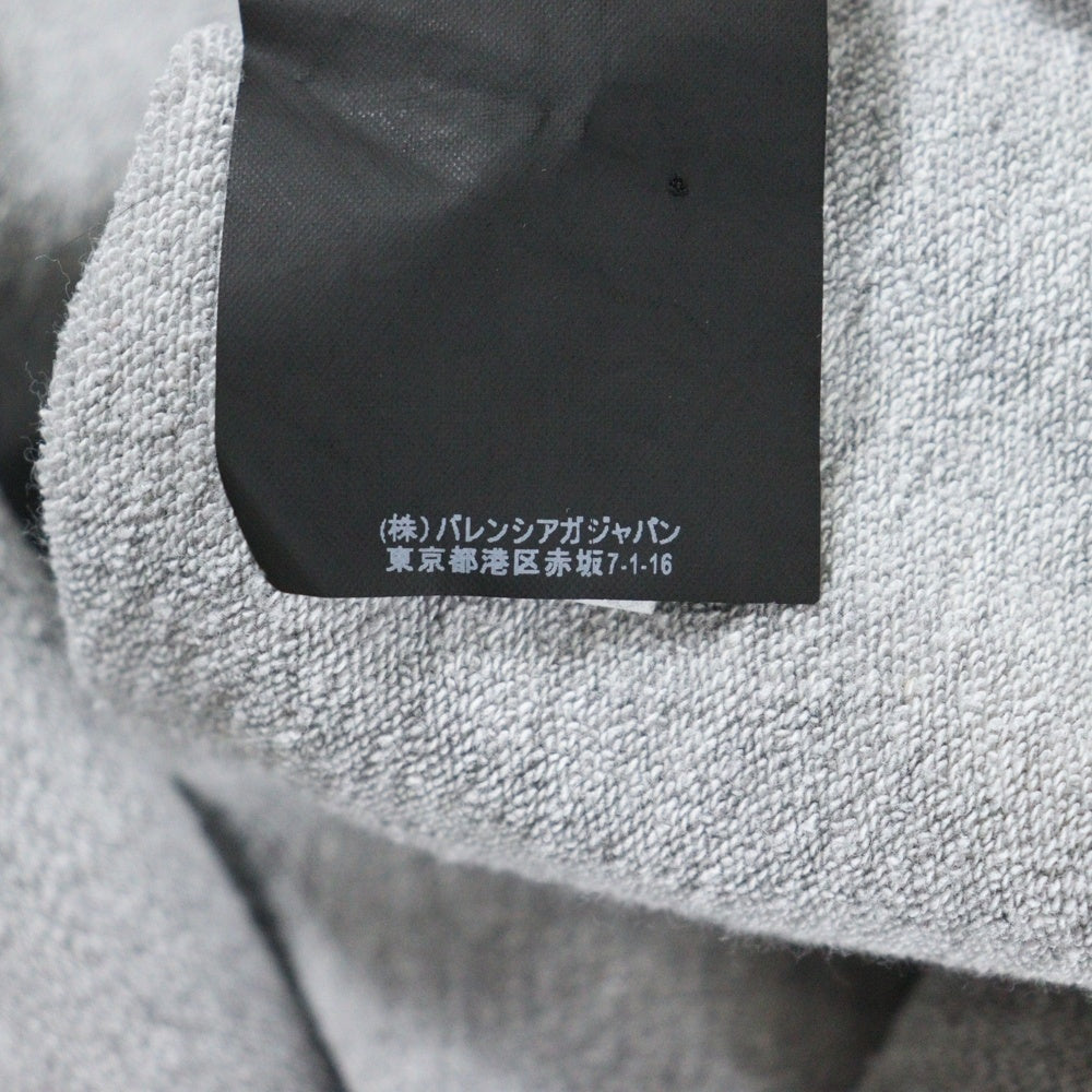 BALENCIAGA(バレンシアガ) Logo Hoodie ロゴプリント プルオーバースウェットパーカー フーディー グレー 481985 TTK14