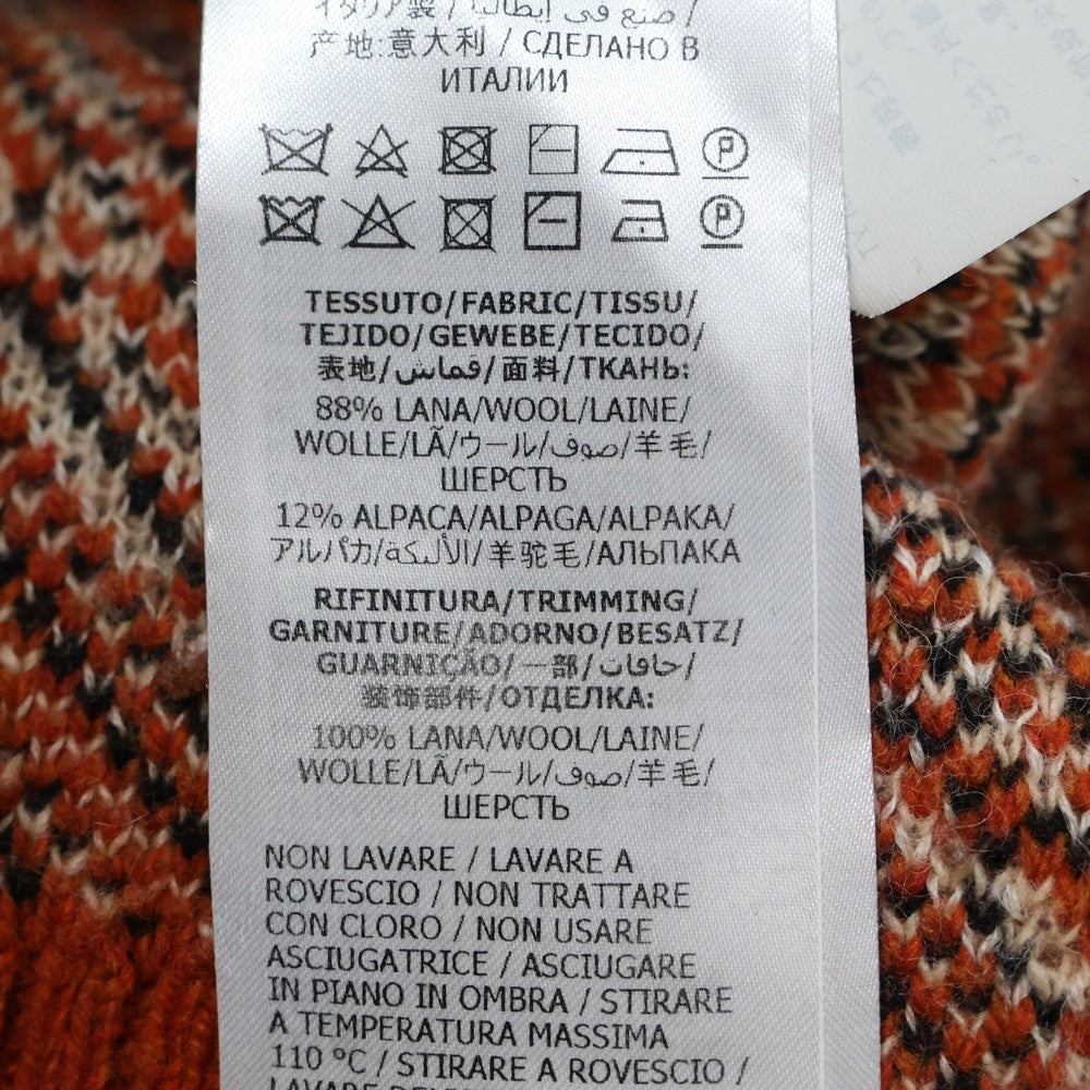 GUCCI(グッチ) ×Disney Mickey Mouse Pattern Crewneck Knitted Sweater ディズニー クルーネックウールニットセーター レッド 601563 XKA57