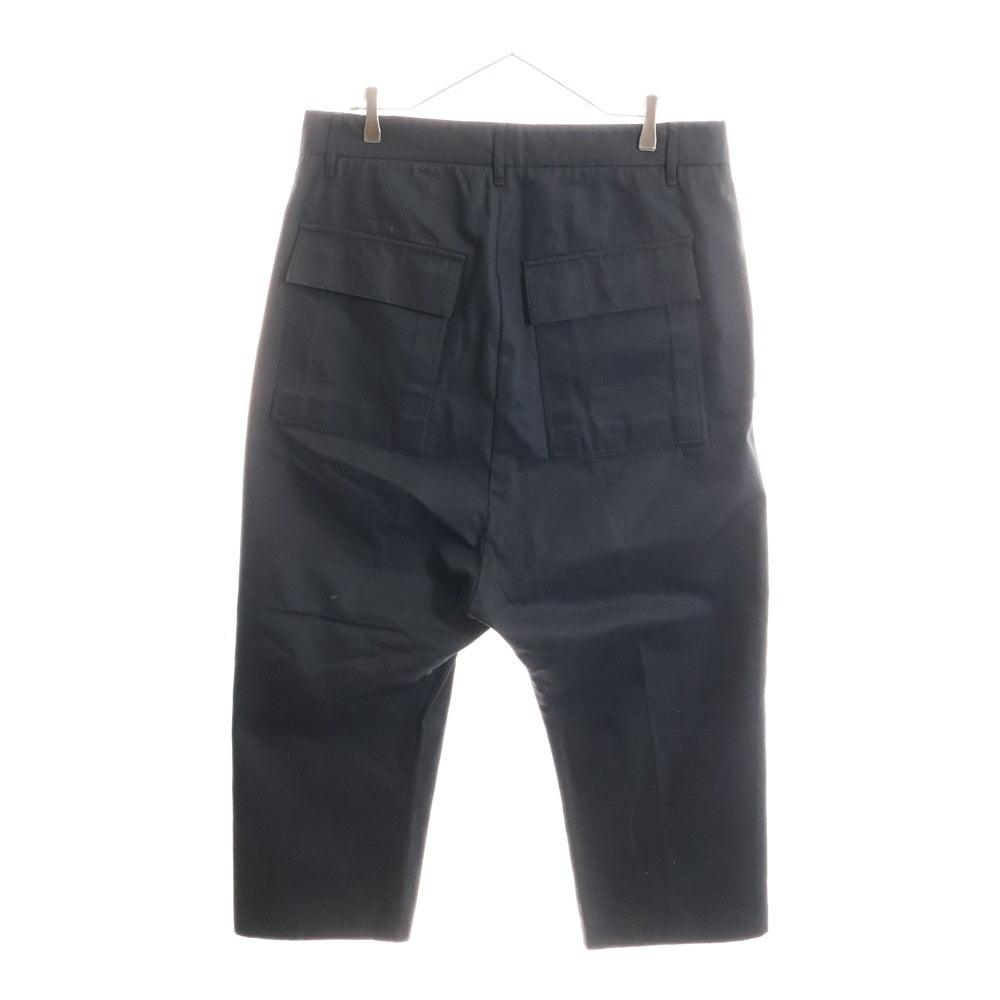 Rick Owens(リックオウエンス) 16SS Cropped Pants クロップドパンツ ブラック RU16S3363-B