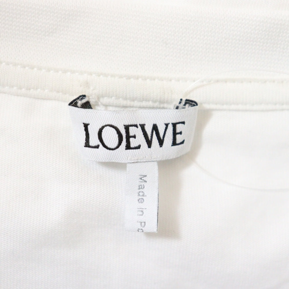 LOEWE(ロエベ) Anagram T-Shirt アナグラムロゴ刺繍 半袖Tシャツ ホワイト H526Y22X25