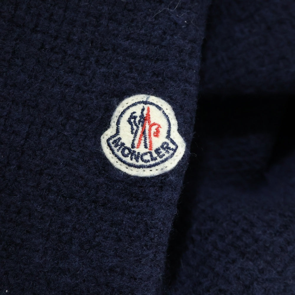 MONCLER(モンクレール) MAGLIONE TRICOT CARDIGAN ダウン切替 ジップアップニットパーカー フーディー レッド 420919404000 97338