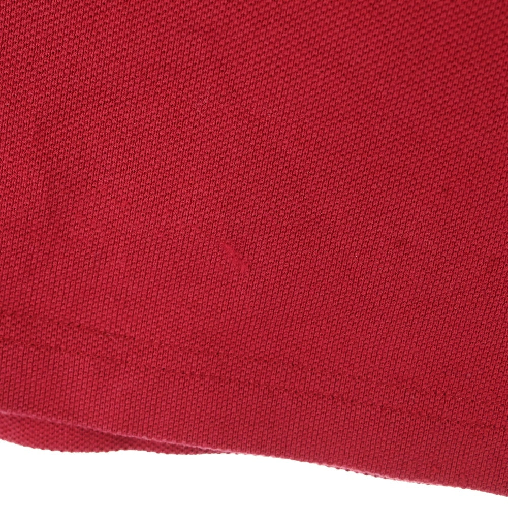 MONCLER(モンクレール) MAGLIA POLO MANICA LUNGA ロゴワッペン 長袖ポロシャツ レッド