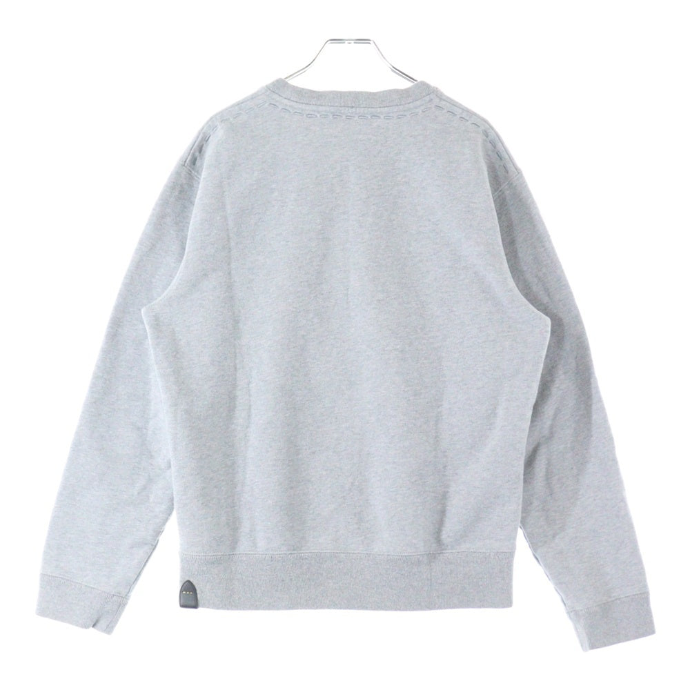 COACH(コーチ) Sweatshirt ロゴ刺繍 クルーネックスウェットトレーナー グレー