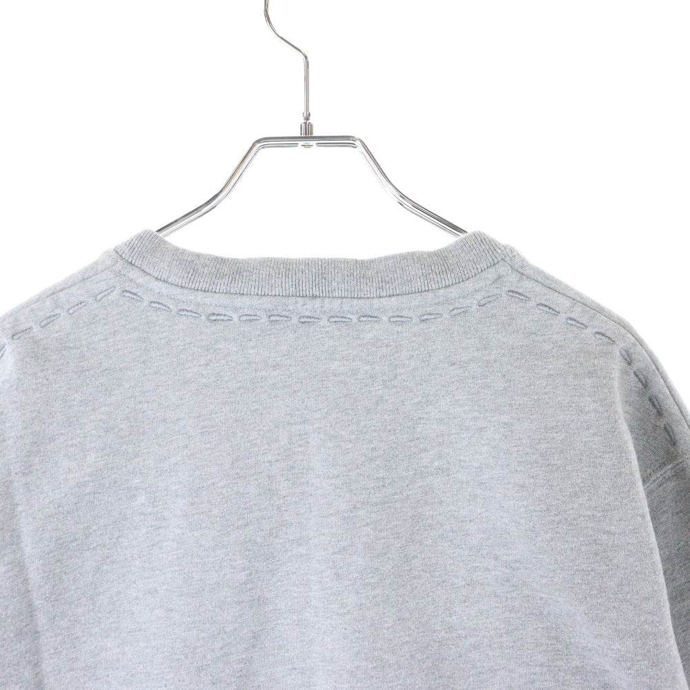 COACH(コーチ) Sweatshirt ロゴ刺繍 クルーネックスウェットトレーナー グレー