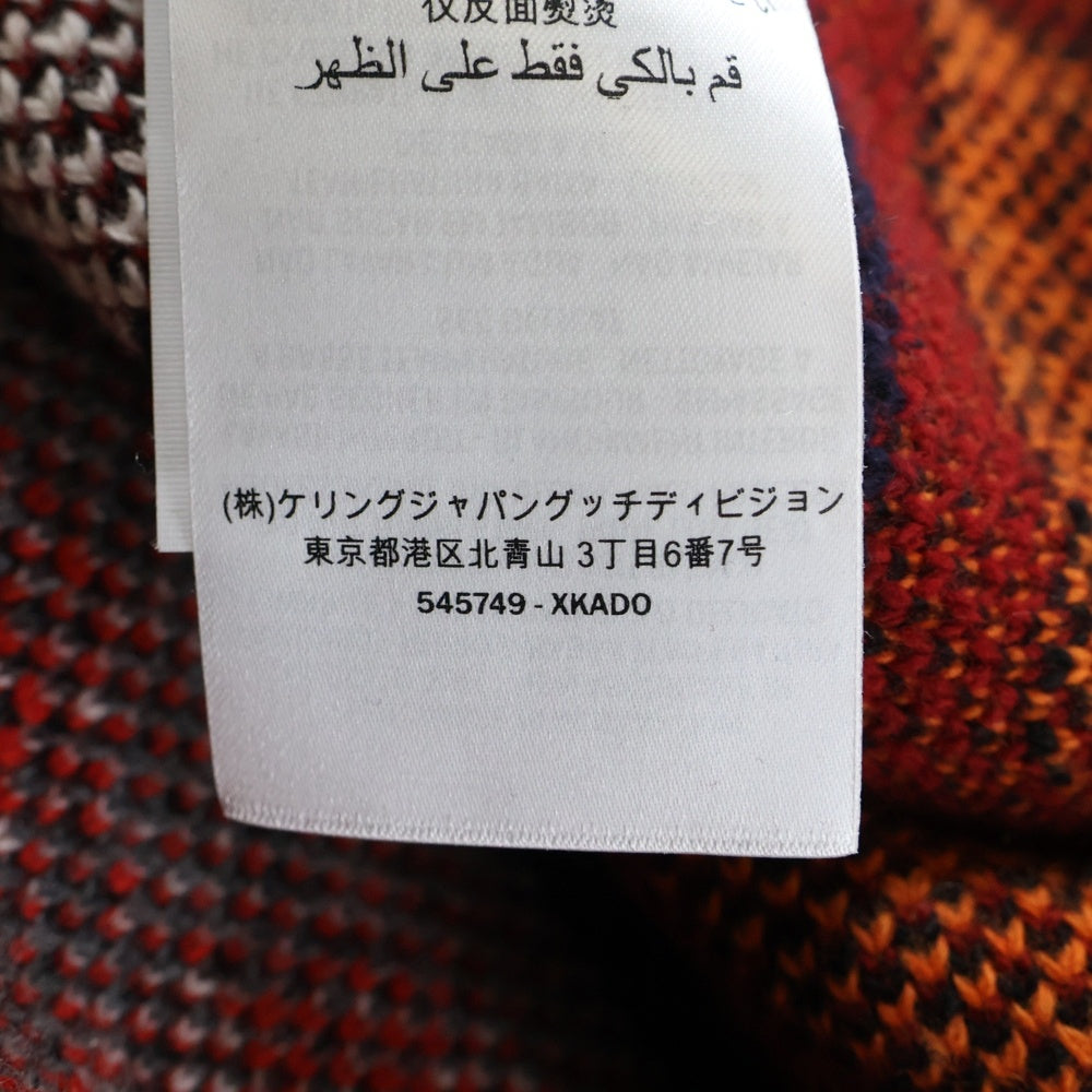 GUCCI(グッチ) 19SS Knit Sweater クルーネックニットセーター レッド 545749 XKADO