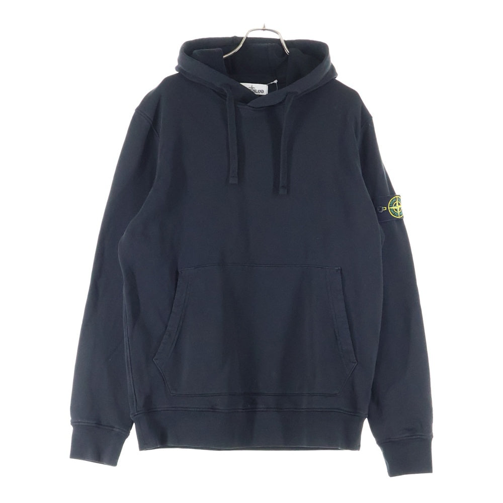 STONE ISLAND(ストーンアイランド) Hoodie ロゴワッペン プルオーバースウェットパーカー フーディー ブラック 721564151