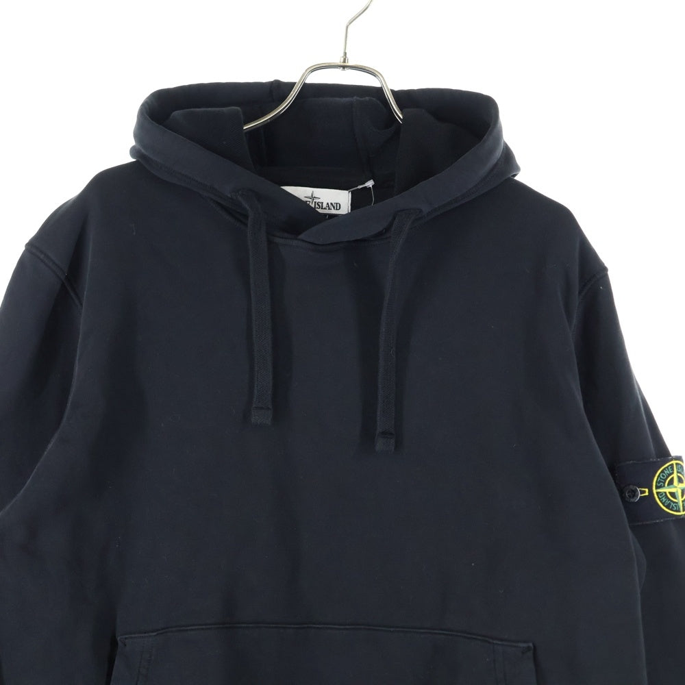STONE ISLAND(ストーンアイランド) Hoodie ロゴワッペン プルオーバースウェットパーカー フーディー ブラック 721564151