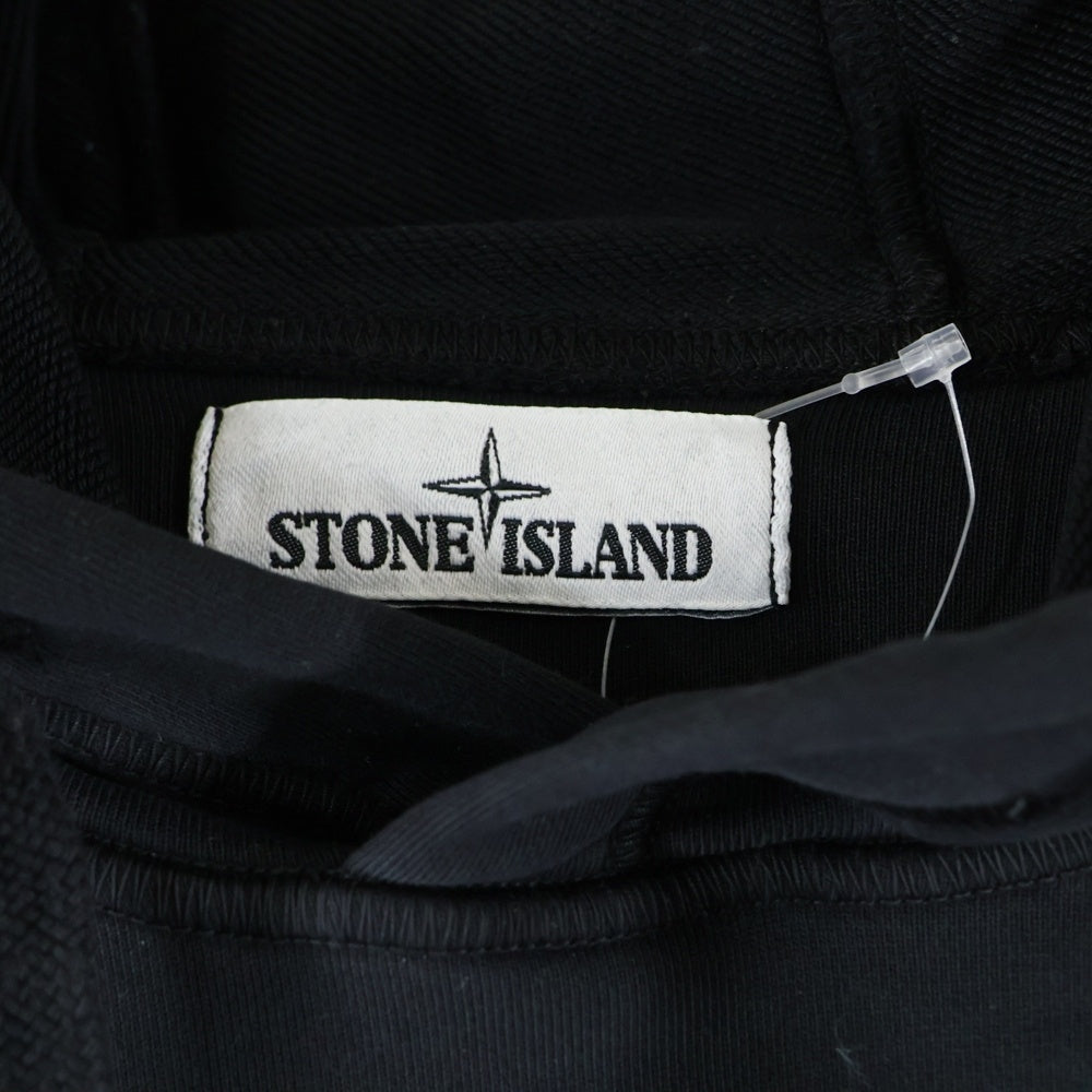 STONE ISLAND(ストーンアイランド) Hoodie ロゴワッペン プルオーバースウェットパーカー フーディー ブラック 721564151