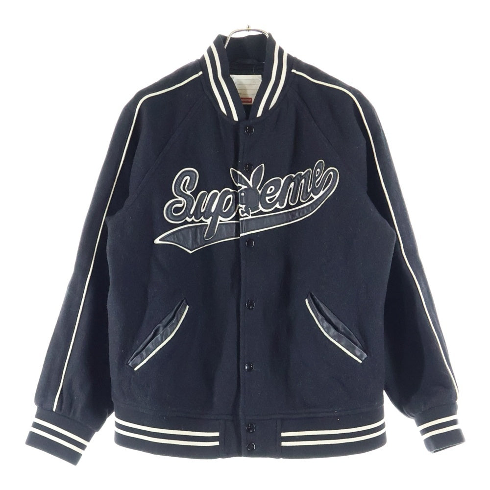 SUPREME(シュプリーム) 17AW ×Playboy Wool Varsity Jacket