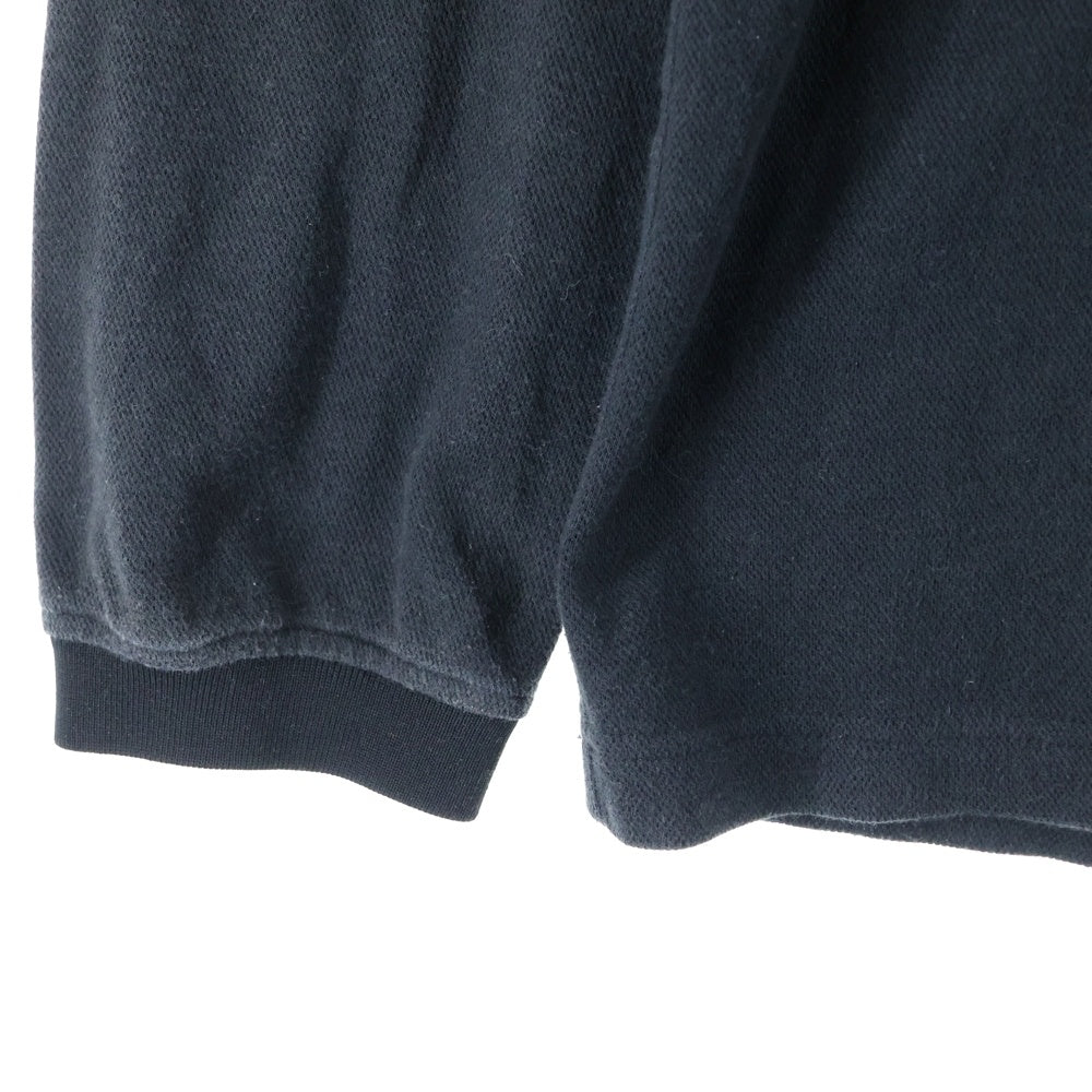 OAKLEY(オークリー) GOLF SHIRT ハーフジップ ロゴ刺繍ポロシャツ ブラック