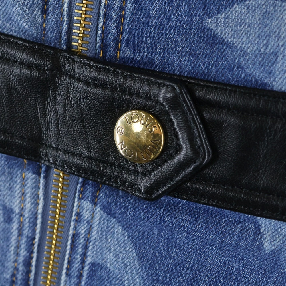 LOUIS VUITTON(ルイヴィトン) 21SS Monogram Denim One Piece モノグラムデニムワンピース インディゴ レディース RW211W ZPY FKDR36