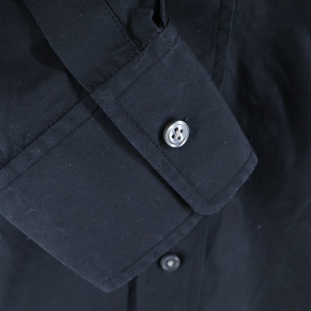 ALEXANDER WANG(アレキサンダーワン) Cross Front Shirt Dress 長袖シャツドレス レディース ブラック 4WC2226175