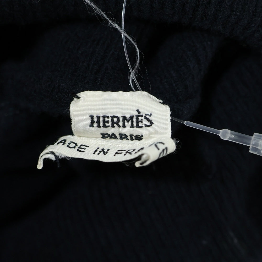 HERMES(エルメス) Knit Sweater ハイネック ウールニットセーター ネイビー