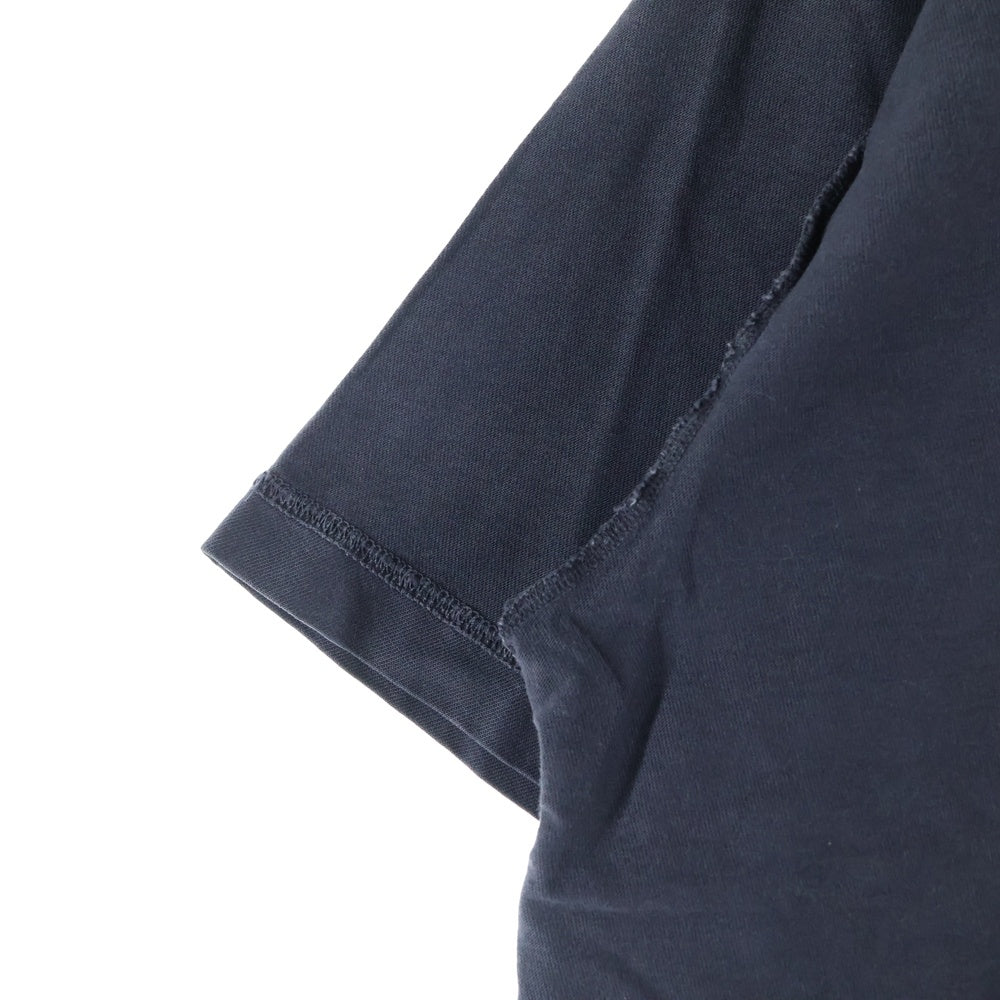 BALENCIAGA(バレンシアガ) BFRND Series In Side Out T-Shirt ダメージ加工 半袖Tシャツ ブラック 790363 TQVG8