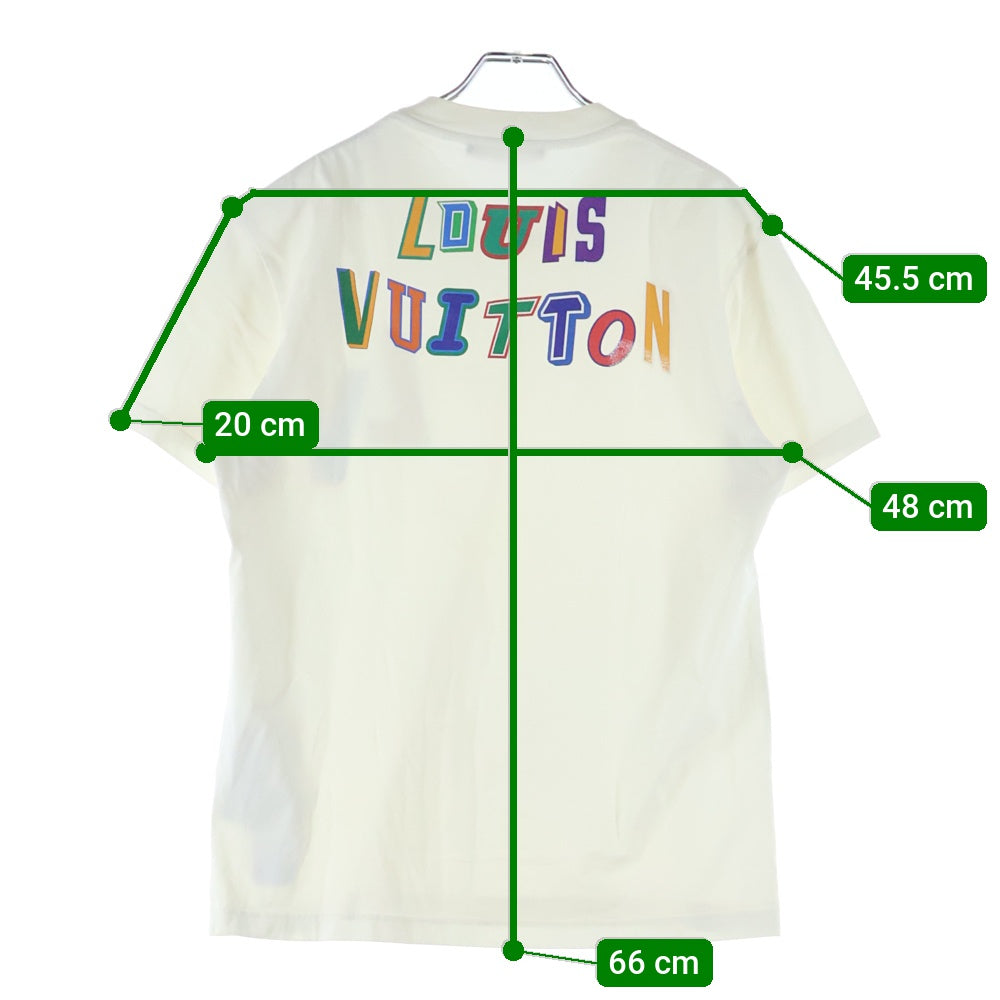 LOUIS VUITTON(ルイヴィトン) 21AW NBA T-Shirt ロゴプリント半袖Tシャツ アイボリー RM212M DT3 HLY20W