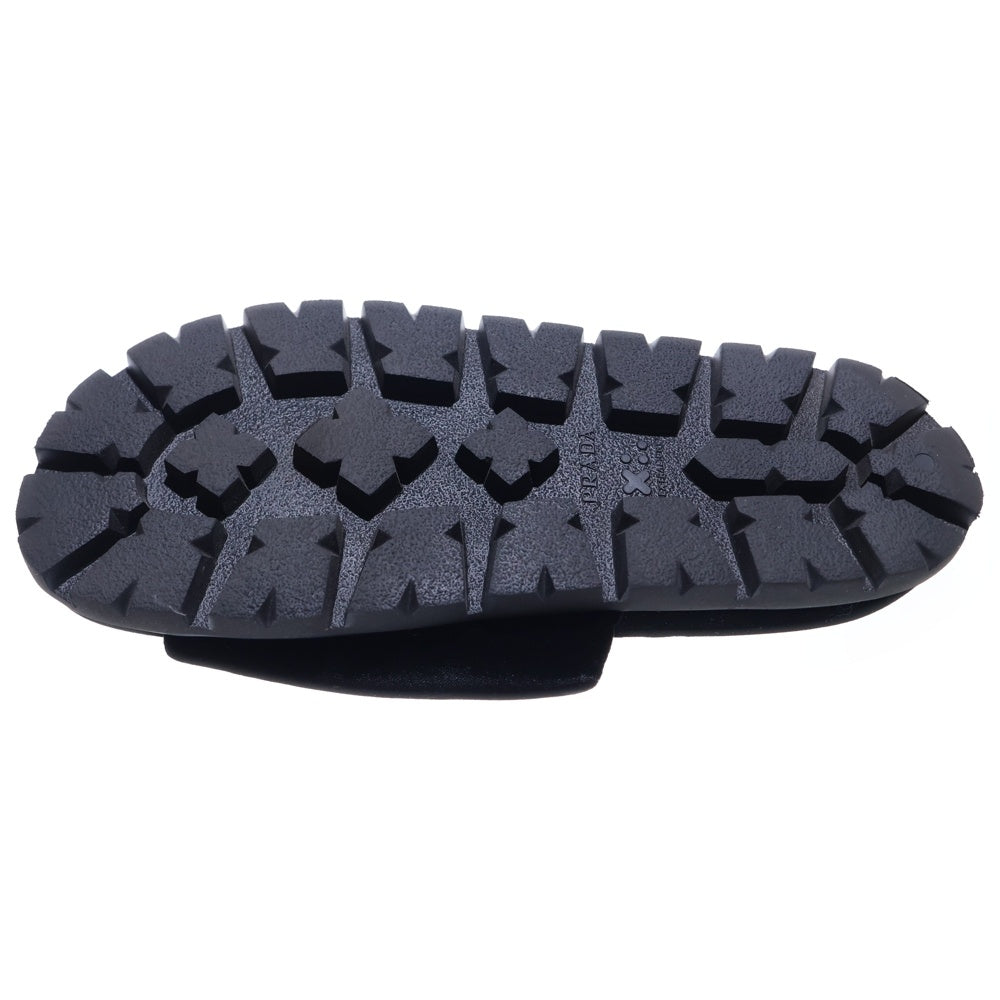 PRADA(プラダ) Velvet Flats ベロアサンダル ブラック