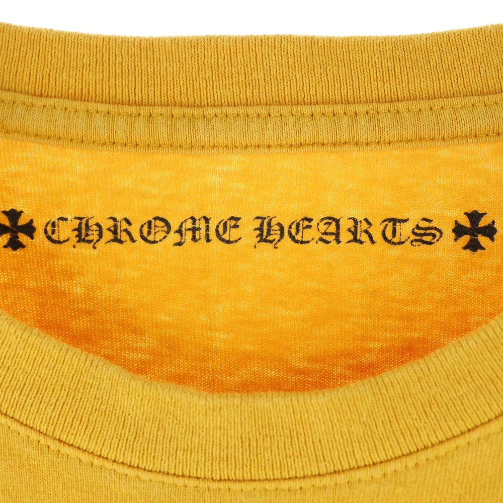 CHROME HEARTS(クロムハーツ) CH L/S T-SHIRT アームロゴ 長袖Tシャツ イエロー