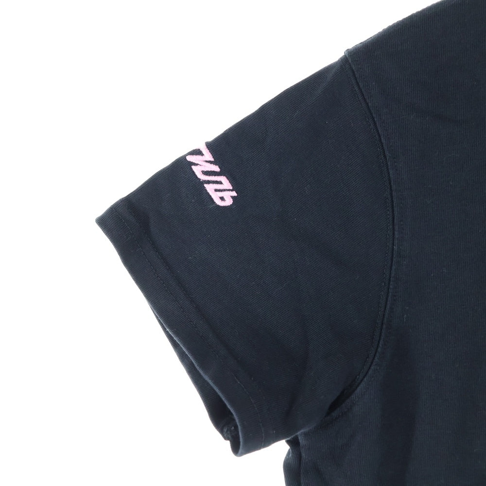 HERON PRESTON(ヘロンプレストン) Mini Dress 半袖Tシャツ ミニドレス ブラック HWDB011R19600022