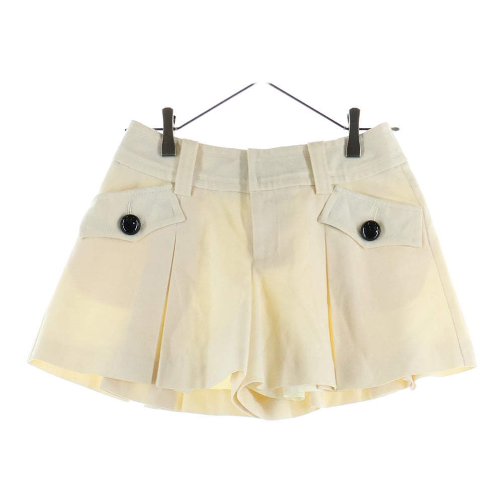 BURBERRY BLUE LABEL(バーバリーブルーレーベル) Skirt カシミヤ混 スカート レディース アイボリー FQF68-679-02