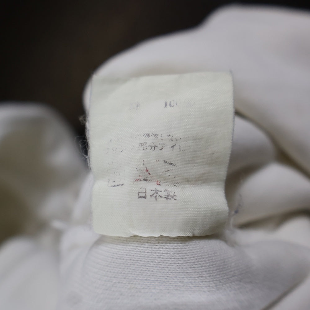 A BATHING APE(アベイシングエイプ) 90s Soldier Hoodie Separate 初期 ダメージ加工 フットソルジャー バックプリント プルオーバースウェットパーカー ホワイト